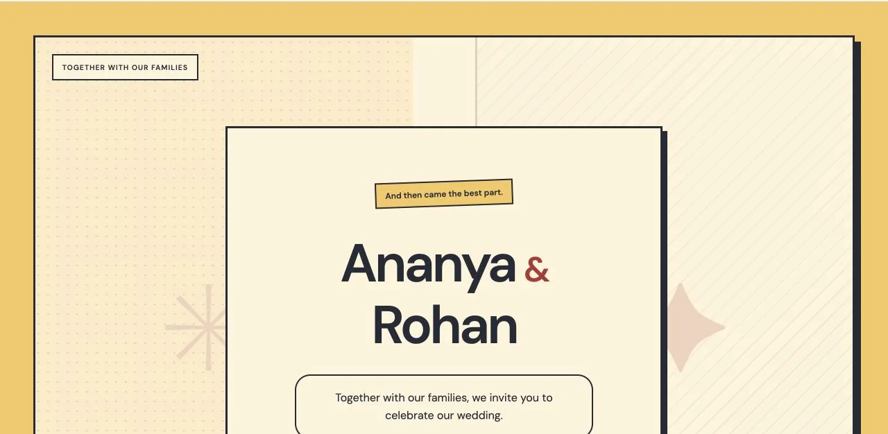 Plot Twist invitation opening